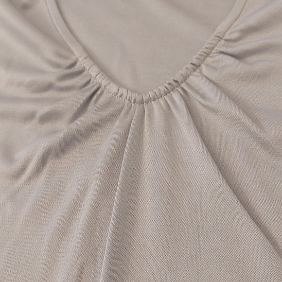 Ann Taylor Petites Gray Short Sleeve Blouse - Picture 5 of 5